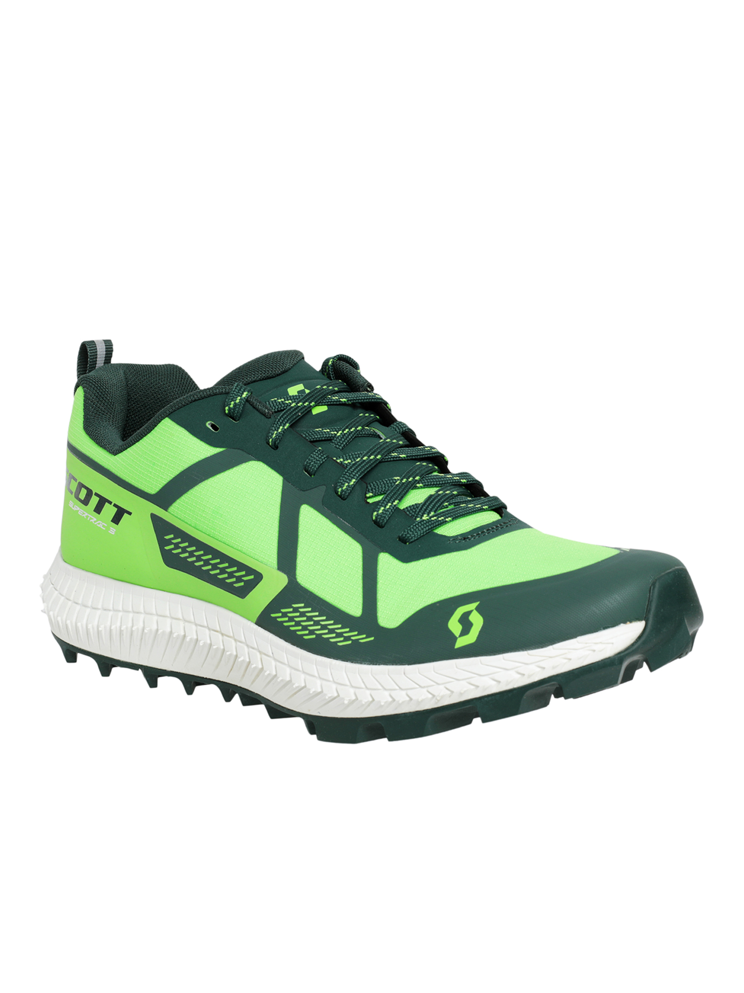 

Кроссовки мужские Scott Supertrac 3 Jasmine зеленые 9.5 US, Supertrac 3 Jasmine