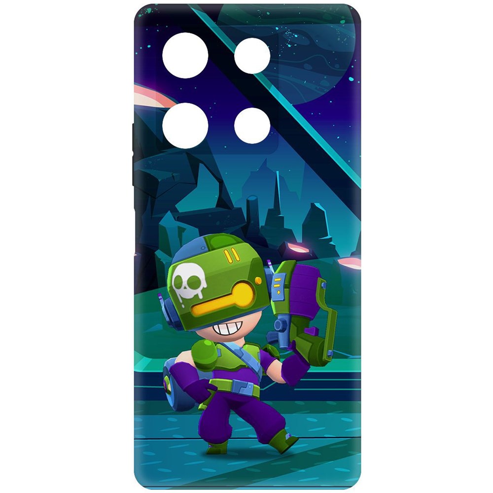 

Чехол-накладка Soft Case Brawl Stars - Контрабандистка Пенни для Infinix Note 30 Pro, Черный
