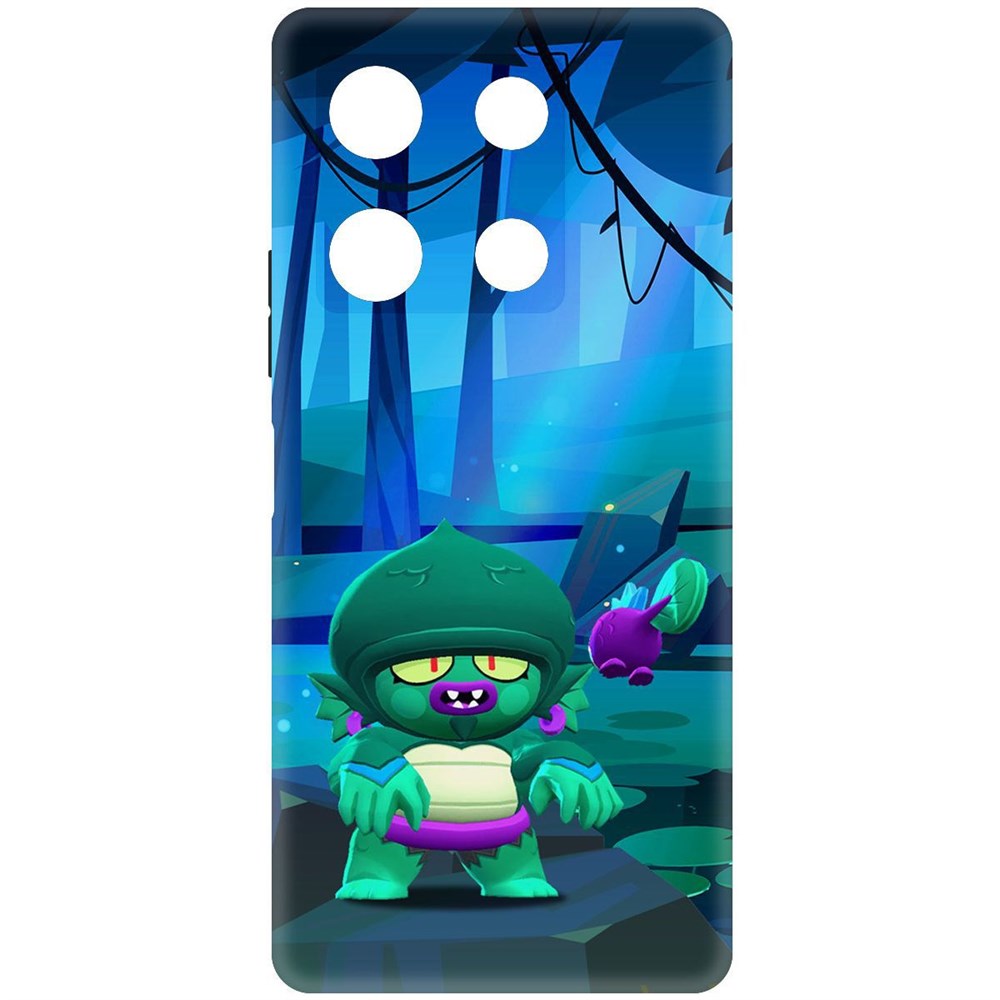 

Чехол-накладка Soft Case Brawl Stars - Болотный Джин для Infinix Note 30 Pro черный