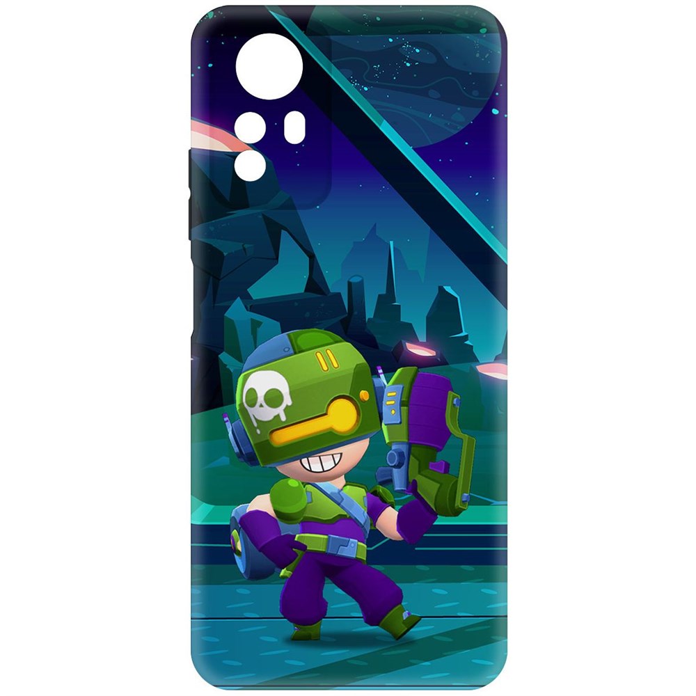 

Чехол-накладка Soft Case Brawl Stars - Контрабандистка Пенни для Xiaomi Redmi Note 12S, Черный