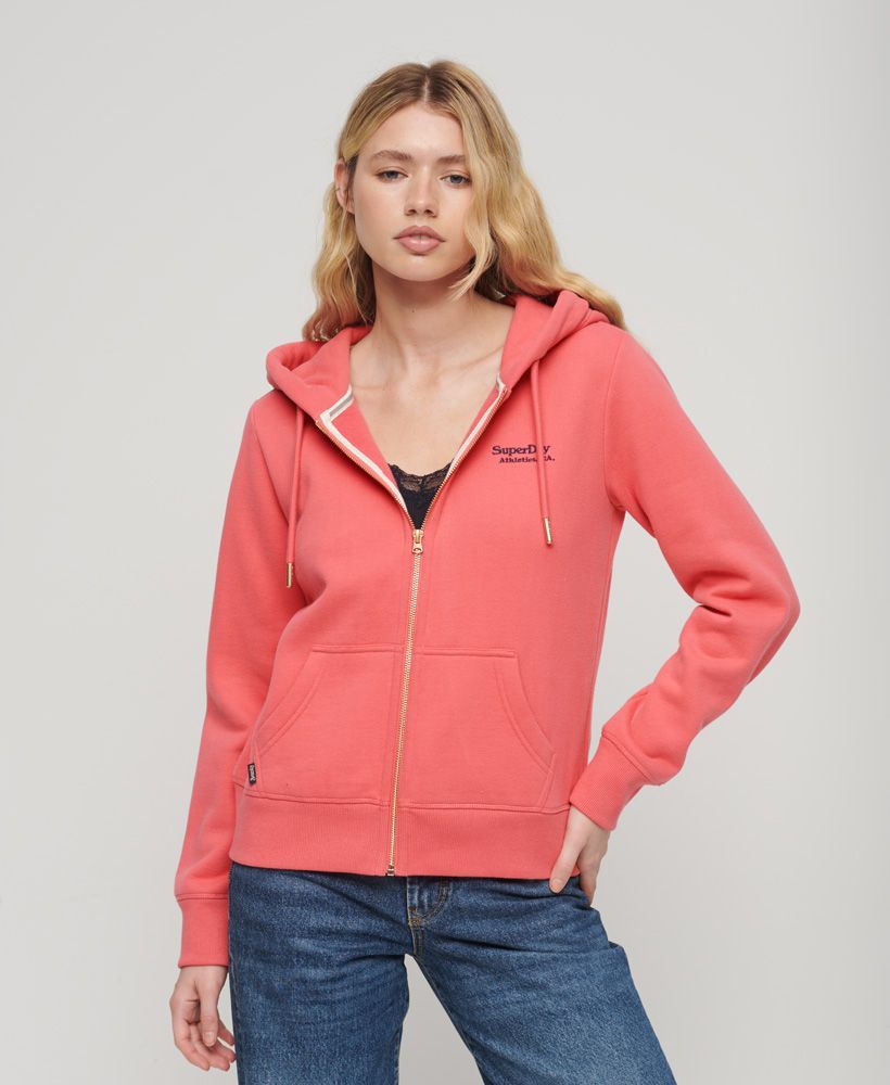 

Толстовка женская Superdry W2012047A розовая 8 UK, Розовый, W2012047A