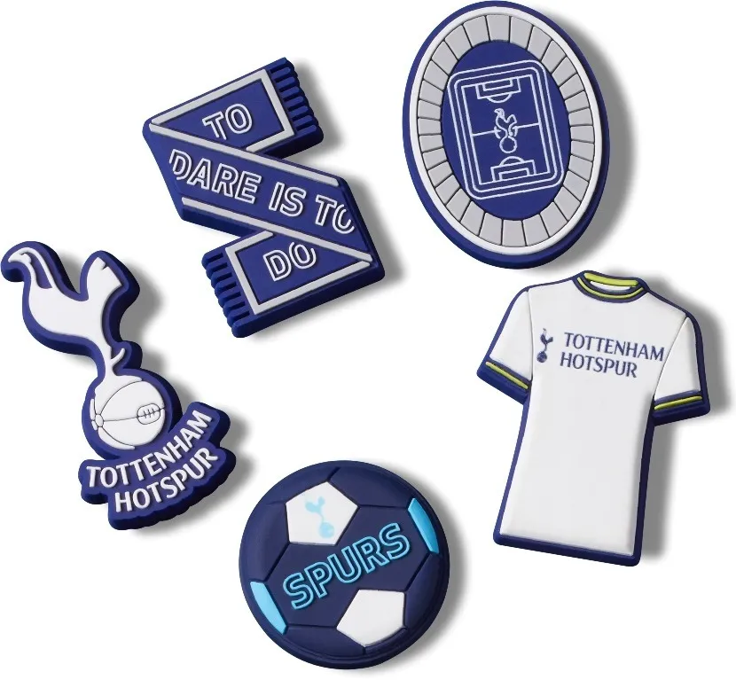 

Джибитсы Crocs Tottenham 5Pck 10012076, 5 шт, Синий, Tottenham 5Pck