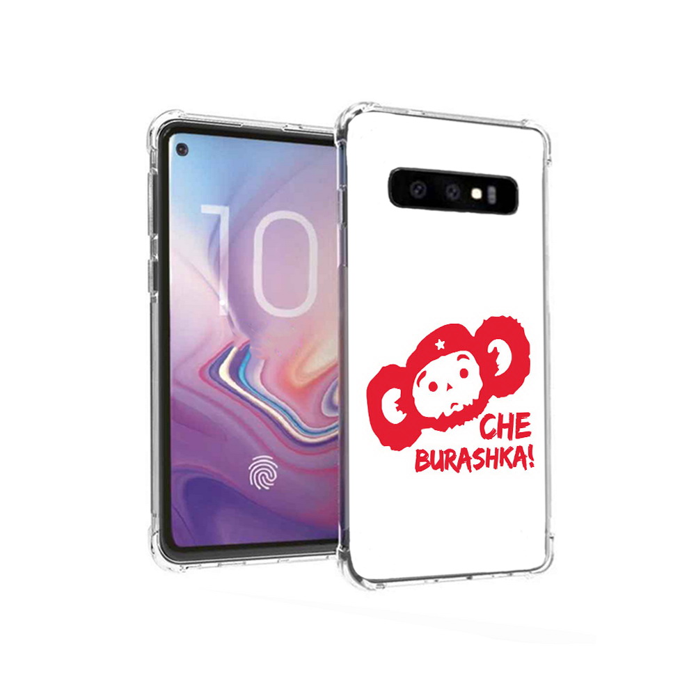 

Чехол MyPads Tocco для Samsung Galaxy S10 чебурашка (PT125897.498.672), Прозрачный, Tocco