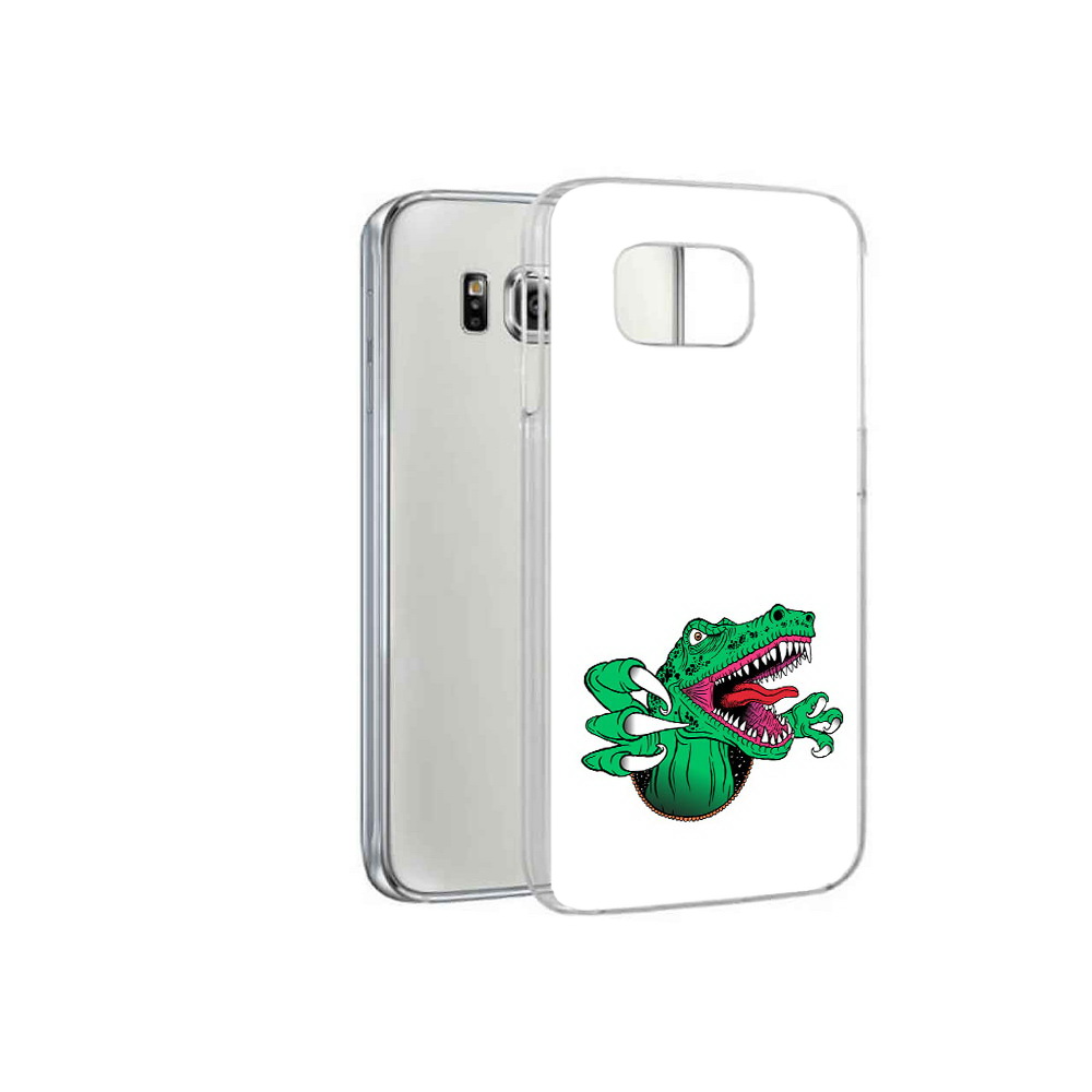 

Чехол MyPads Tocco для Samsung Galaxy S6 крокодил (PT12300.506.417), Прозрачный, Tocco