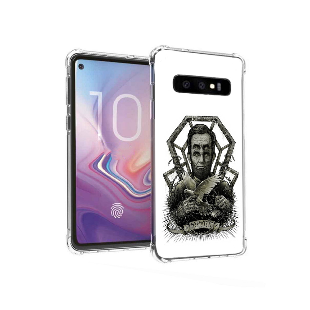 

Чехол MyPads Tocco для Samsung Galaxy S10 франклин абстракция (PT125897.498.662), Прозрачный, Tocco