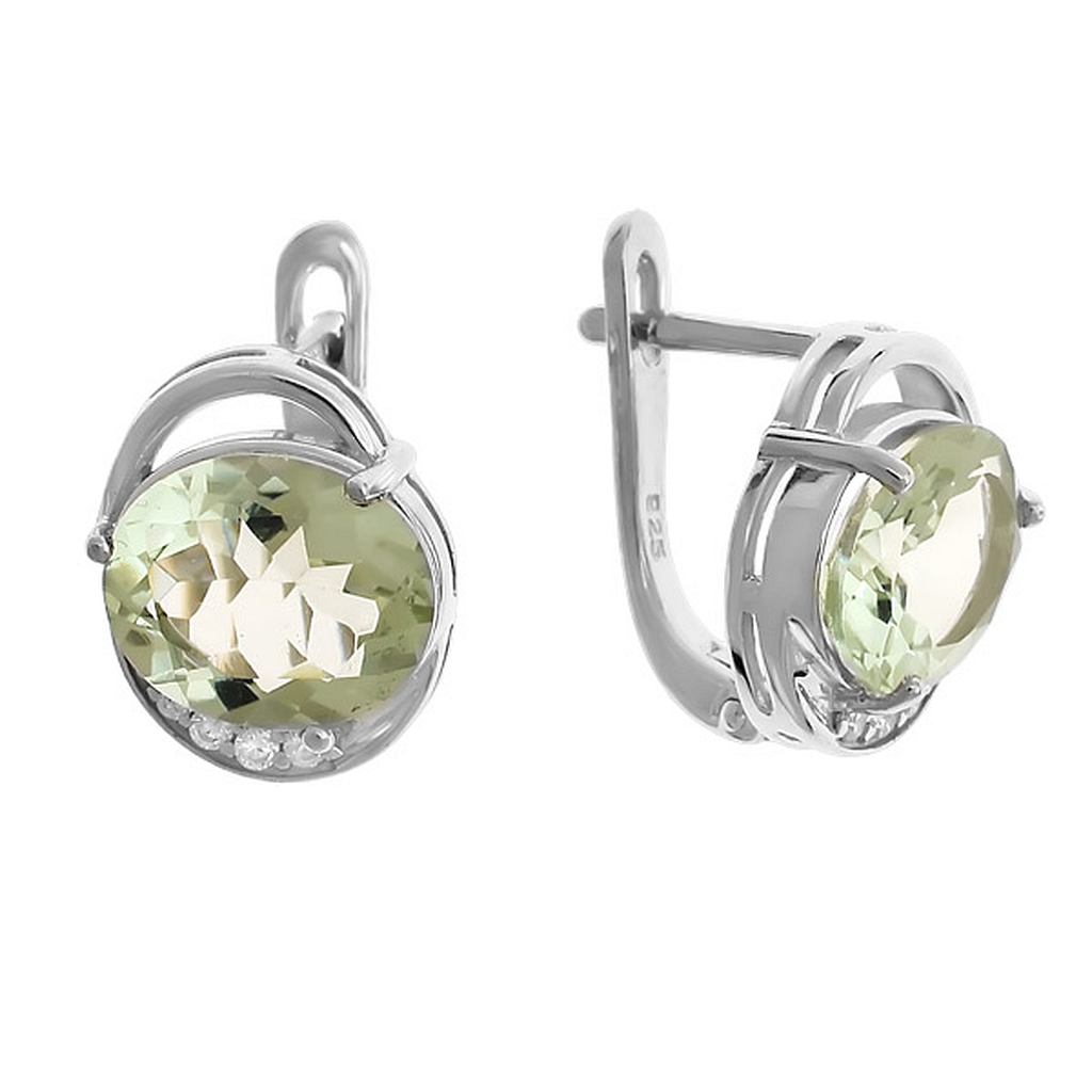 

Серьги из серебра с аметистом Balex Jewellery 2405936580, 2405936580