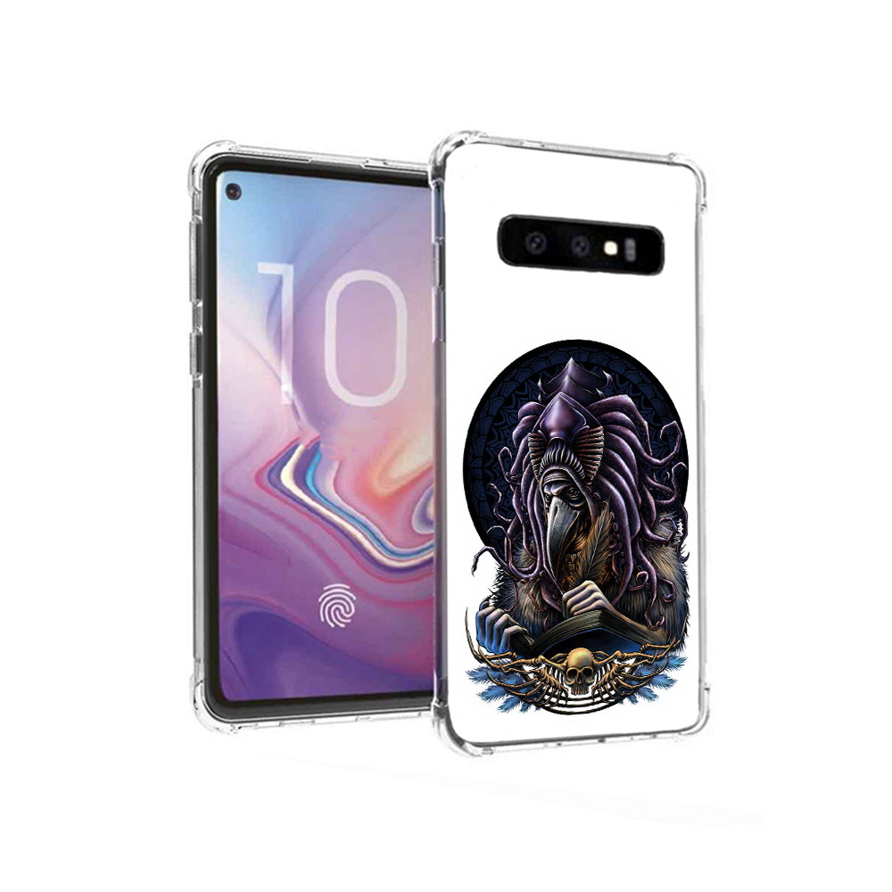 

Чехол MyPads Tocco для Samsung Galaxy S10 умный ворон (PT125897.498.650), Прозрачный, Tocco