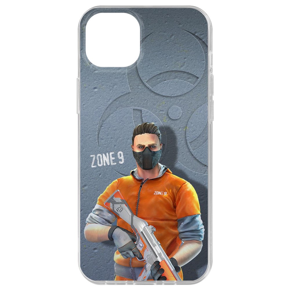 

Чехол-накладка Clear Case Cтандофф 2 (Standoff 2) - Биотеррорист для iPhone 15 Plus, Прозрачный