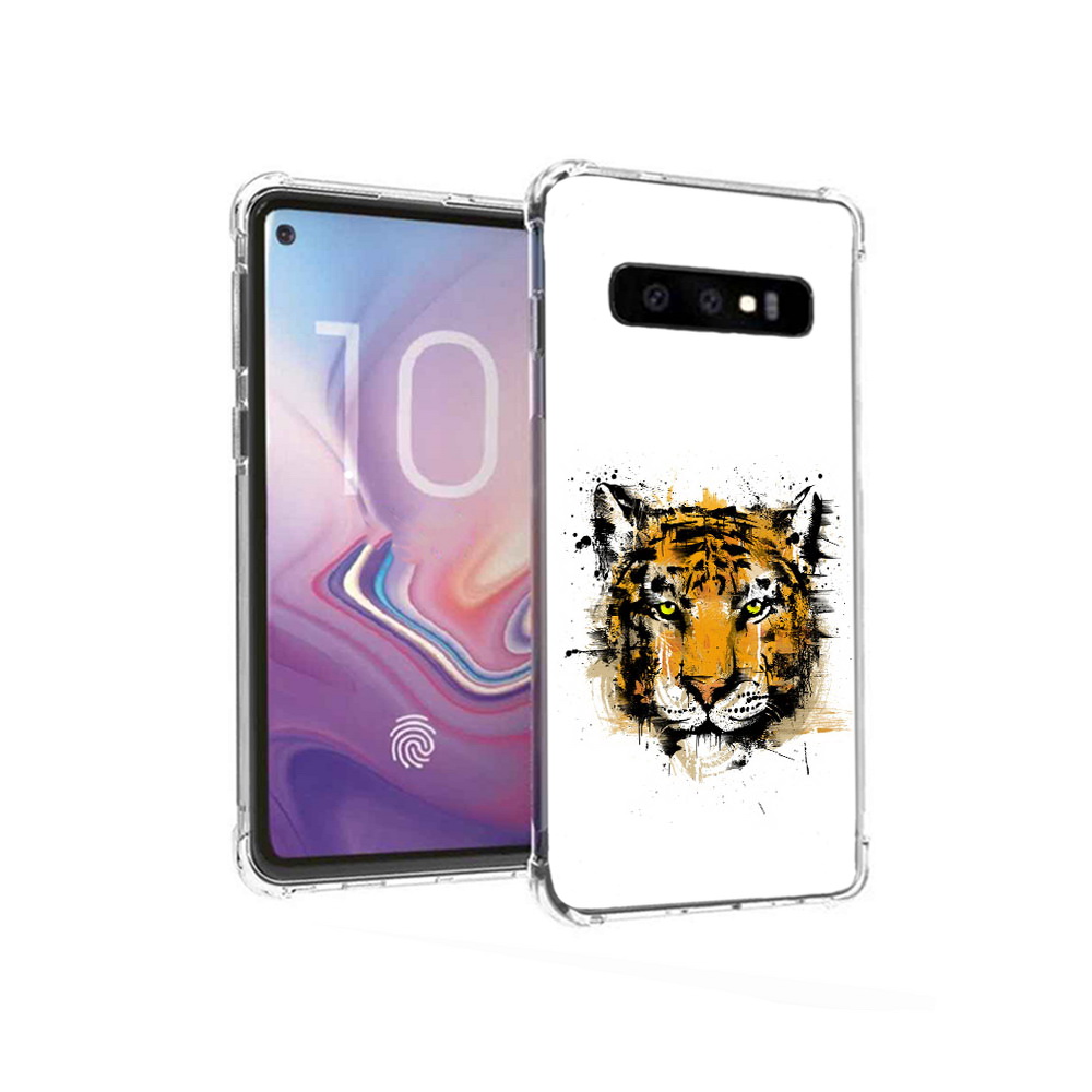 

Чехол MyPads Tocco для Samsung Galaxy S10 тигруля (PT125897.498.643), Прозрачный, Tocco