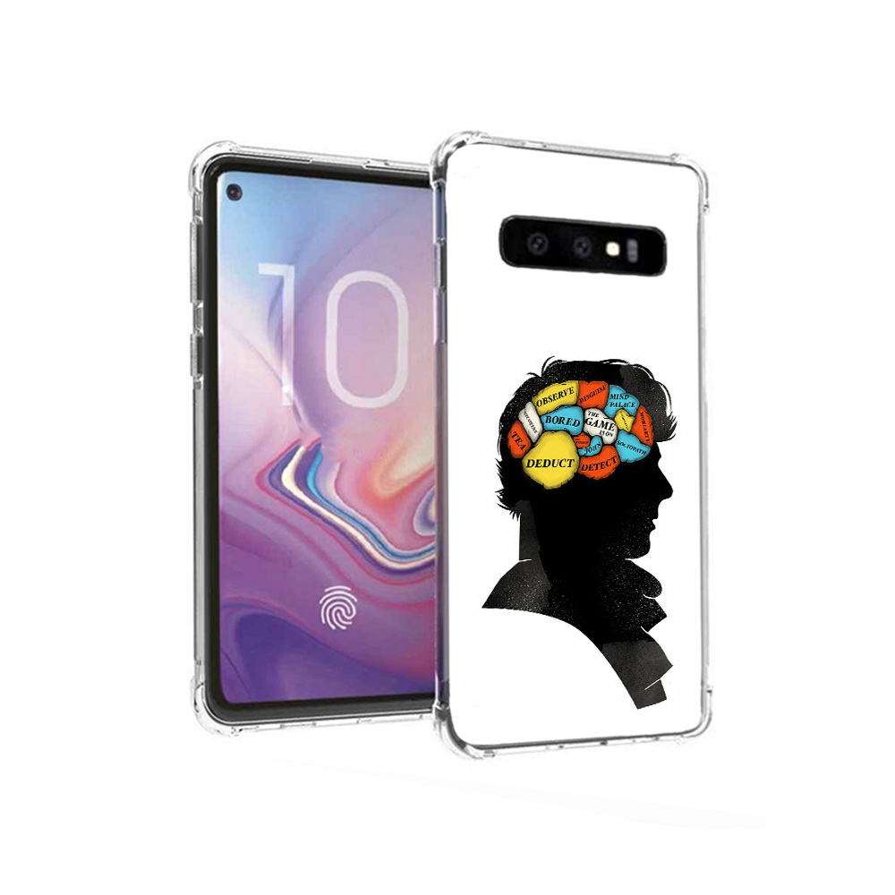 

Чехол MyPads Tocco для Samsung Galaxy S10 темный рисунок (PT125897.498.640), Прозрачный, Tocco