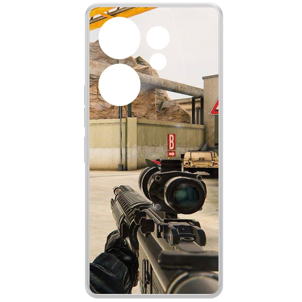

Чехол-накладка Clear Case Cтандофф 2 (Standoff 2) - Оптика для Tecno Camon 20 Premier, Прозрачный