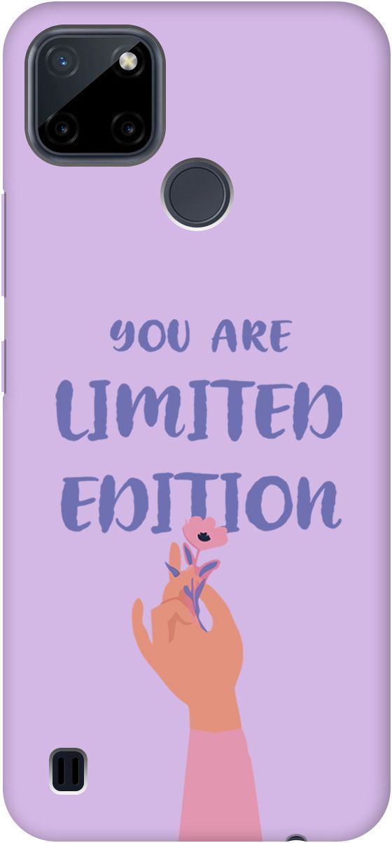

Чехол на Realme C21Y "Limited Edition" сиреневый, Фиолетовый, 4892
