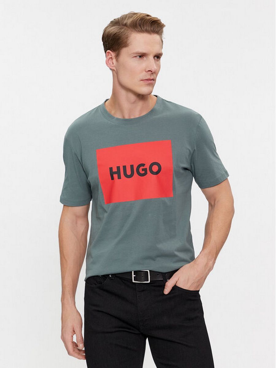 

Футболка мужская HUGO Dulive 222 50467952 зеленая XL, Dulive 222 50467952