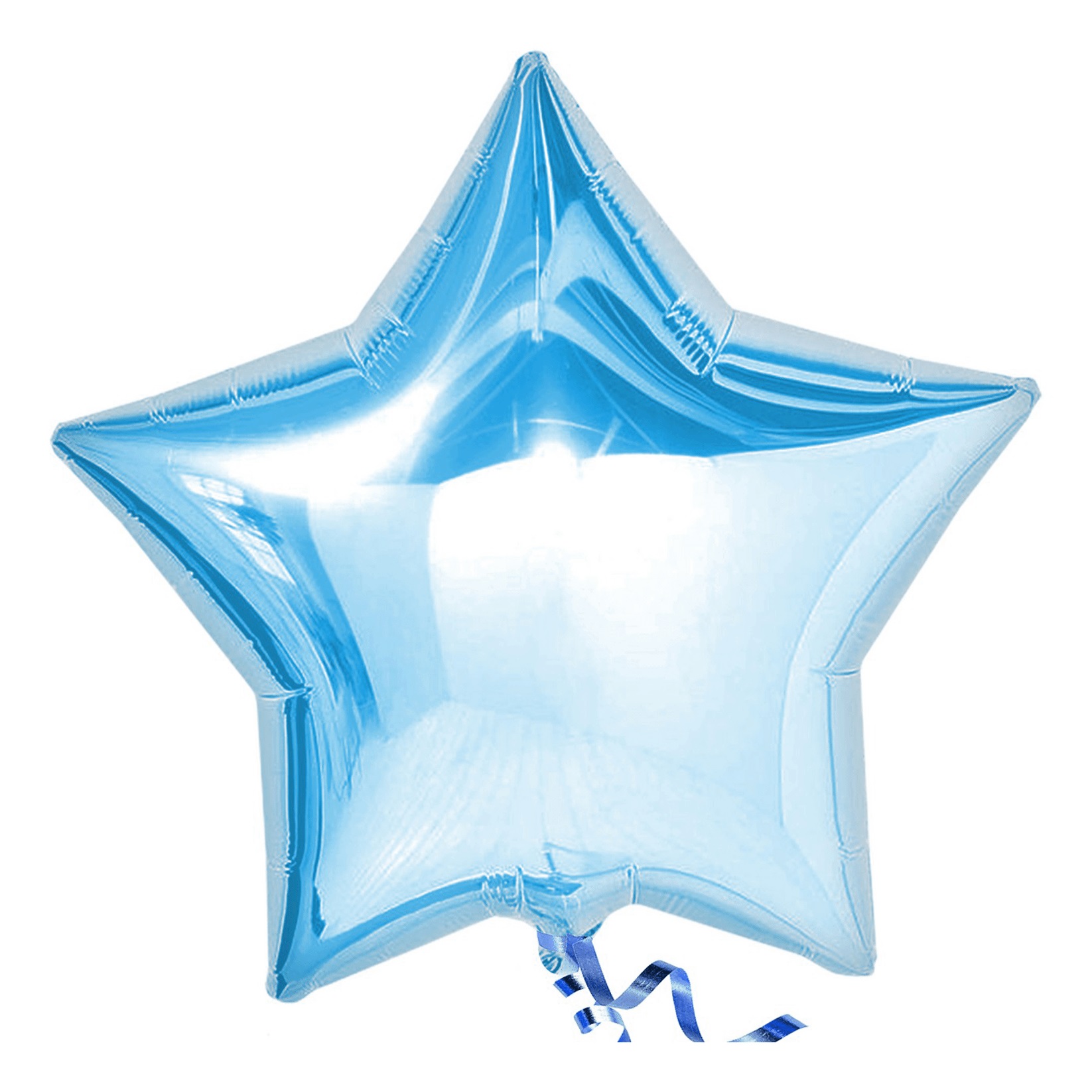 фото Воздушный шар fiolento веселая вечеринка звезда фольга голубой