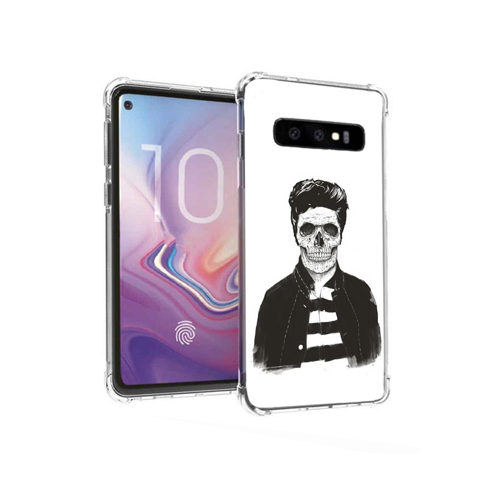 

Чехол MyPads Tocco для Samsung Galaxy S10 скелет (PT125897.498.604), Прозрачный, Tocco