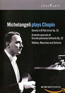 

MICHELANGELI PLAYS CHOPIN, 1 DVD