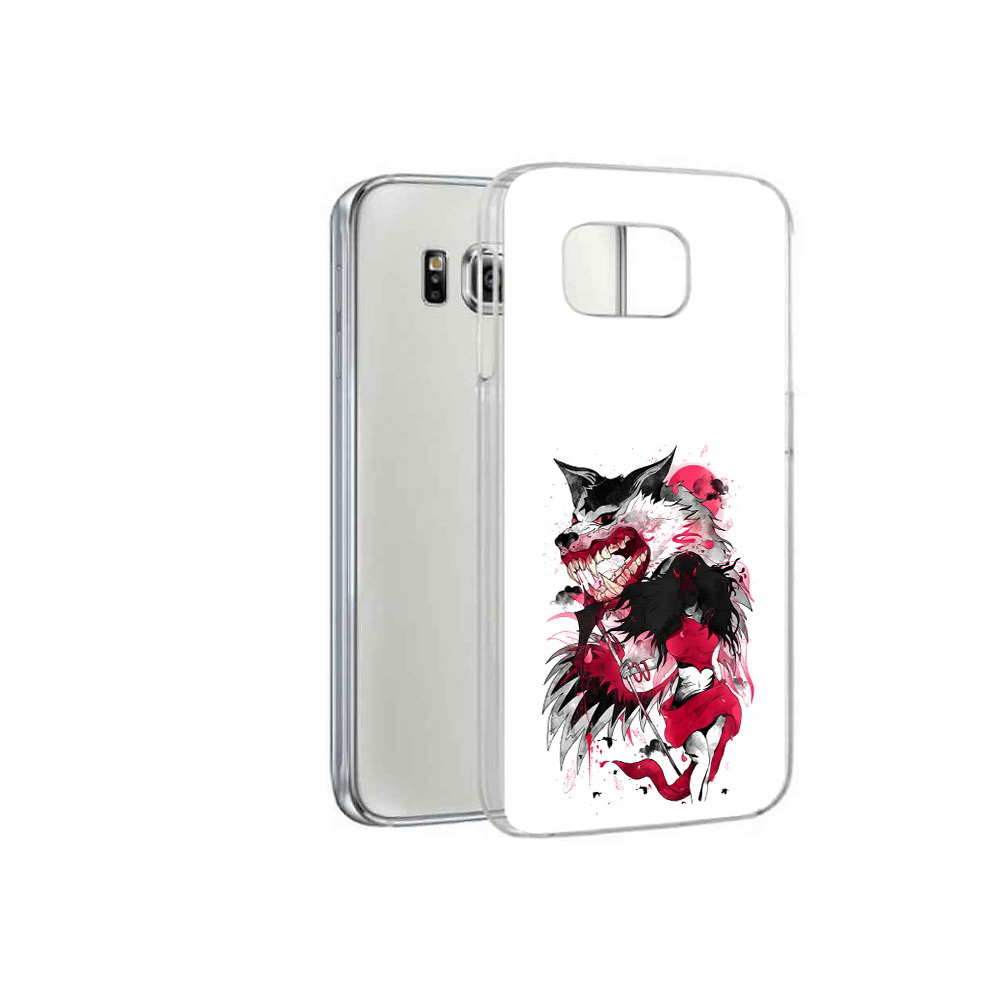 

Чехол MyPads Tocco для Samsung Galaxy S6 красная шапочка (PT12300.506.410), Прозрачный, Tocco