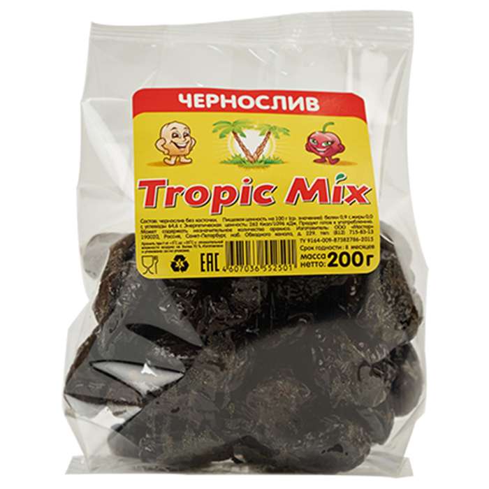 Чернослив Tropic Mix, 200 г