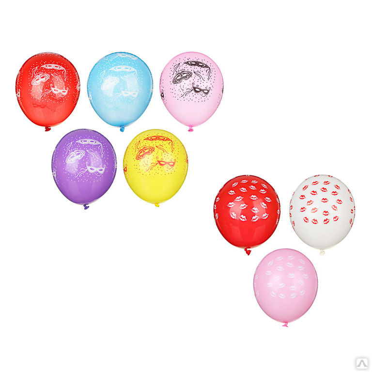 фото Воздушные шары капитан весельчак для карнавала 30 см 5 шт