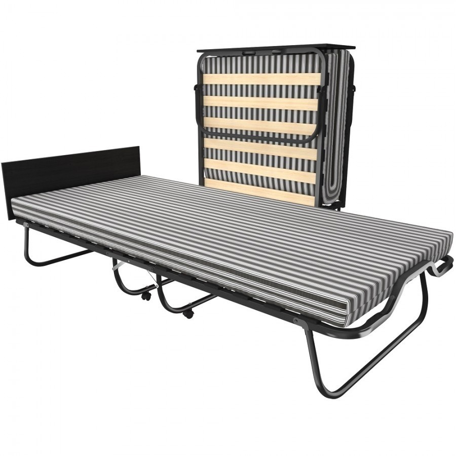 

Раскладушка Leset 208 (200x90x43см) с матрасом + чехол, изголовье, ограничители матраса (к