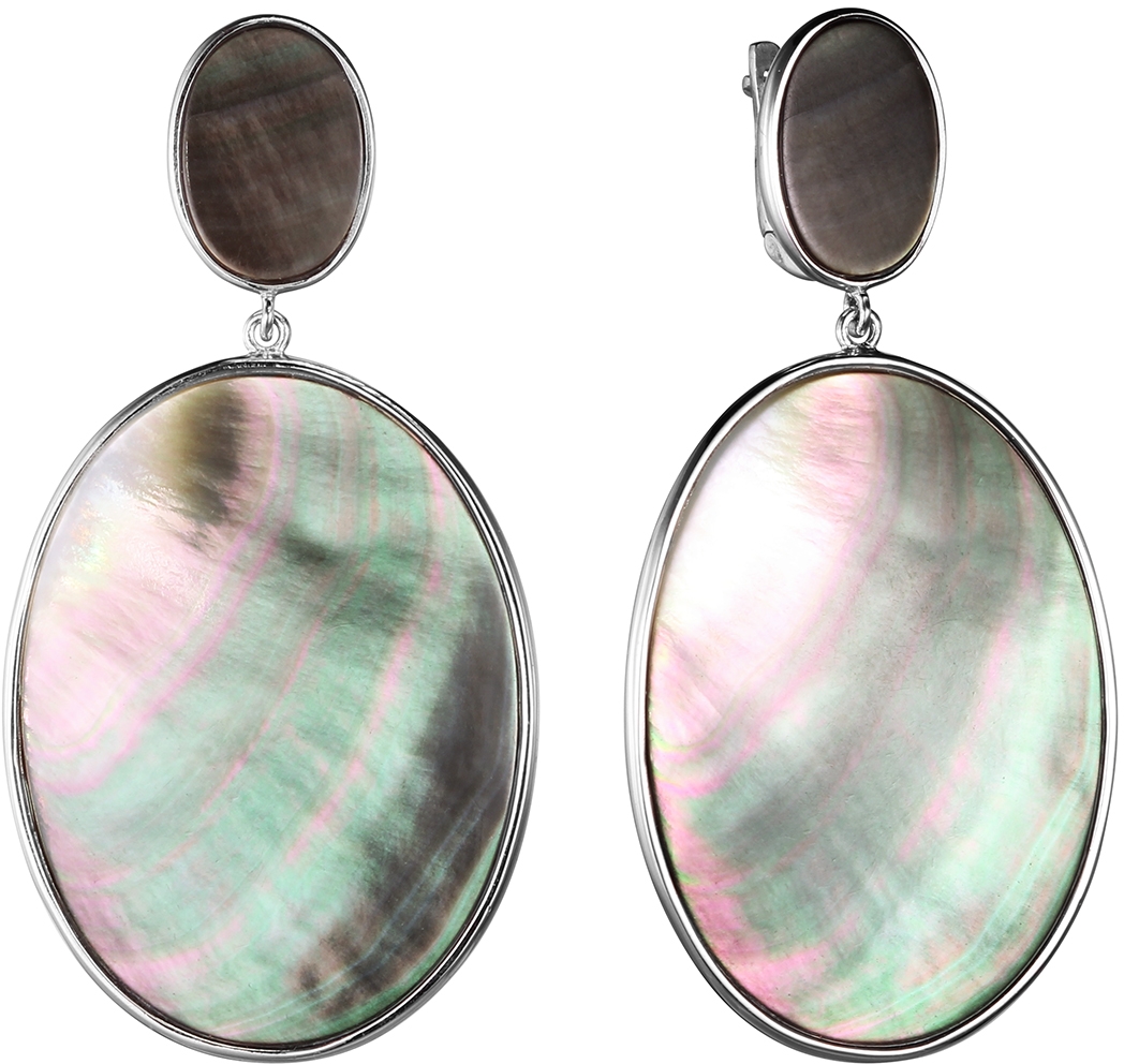 

Серьги из серебра с перламутром Balex Jewellery 2436930249, 2436930249