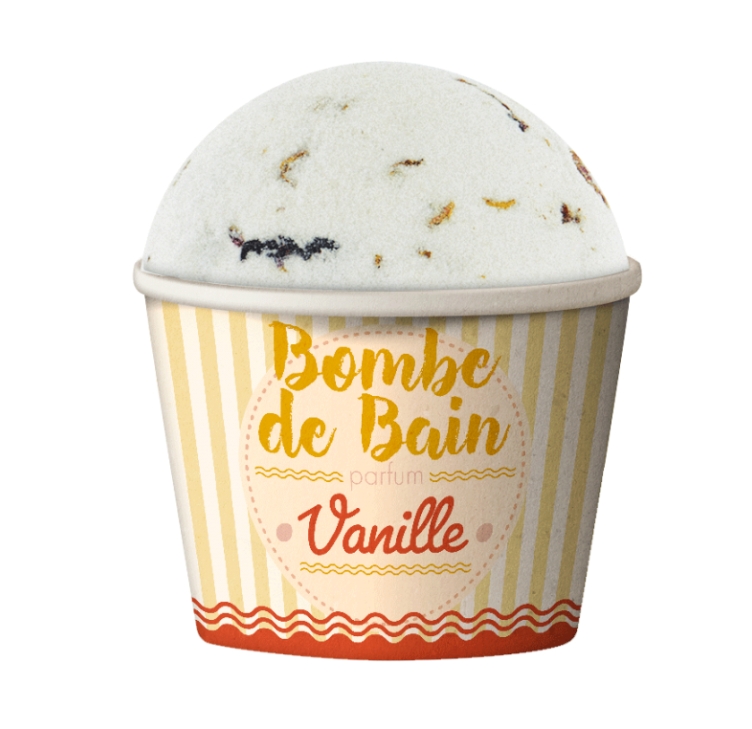Бомбочка для ванны Les Petits Bains De Provence Ваниль, для всех типов кожи, 115 г achilov бомбочка для ванны банановый чизкейк 150
