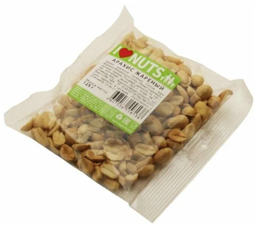 

Арахис Inuts жареный, 125г