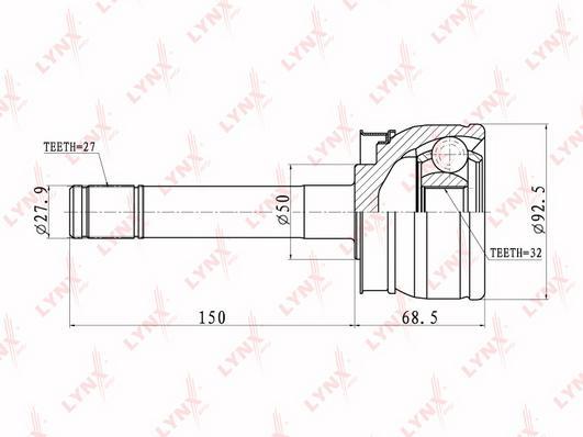 

Шрус LYNXauto CO-5734