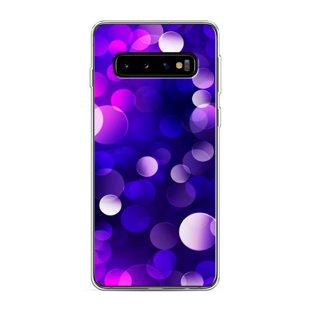 

Чехол на Samsung Galaxy S10 "Абстракция 27", Фиолетовый, 27050-3