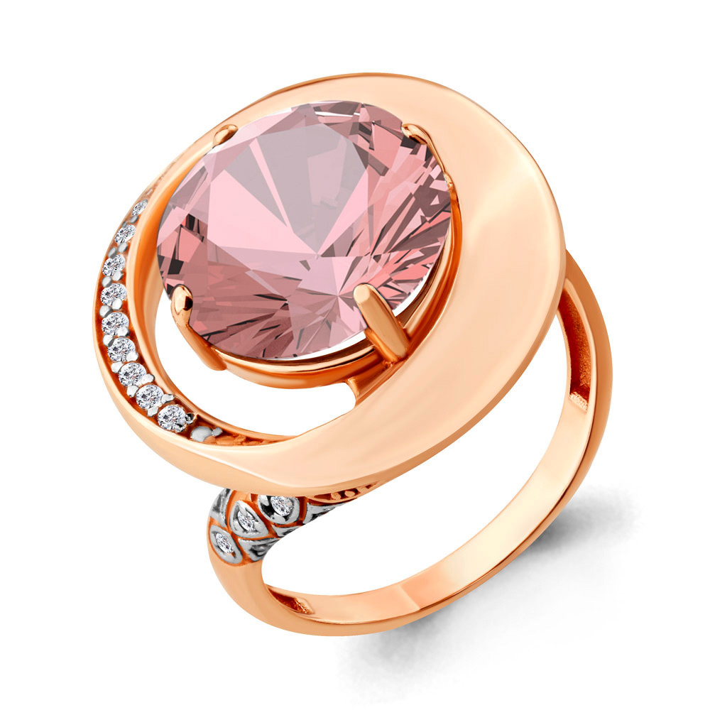 

Кольцо из серебра с фианитом Aquamarine Aquamarine 6903090А_925_з р, 6903090А_925_з