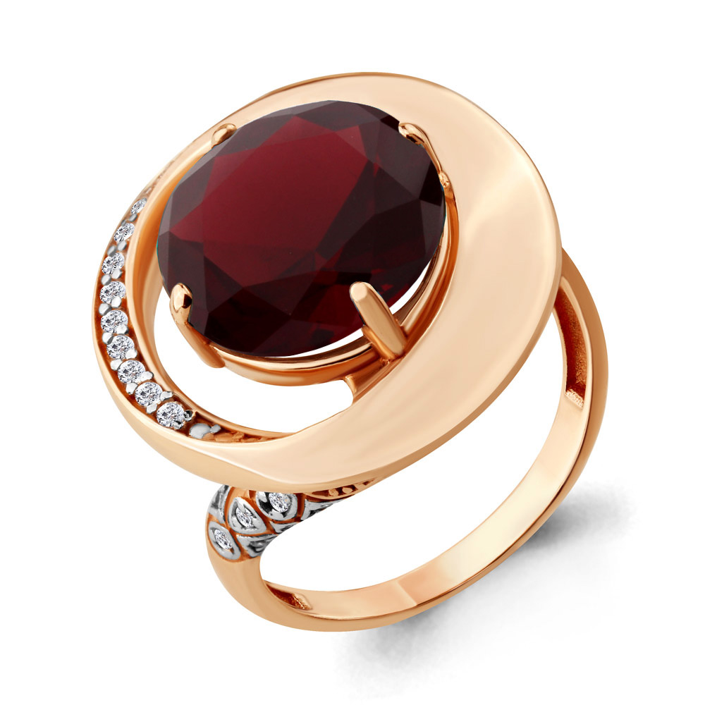 

Кольцо из серебра с фианитом Aquamarine Aquamarine 6903085А_925_з р, 6903085А_925_з