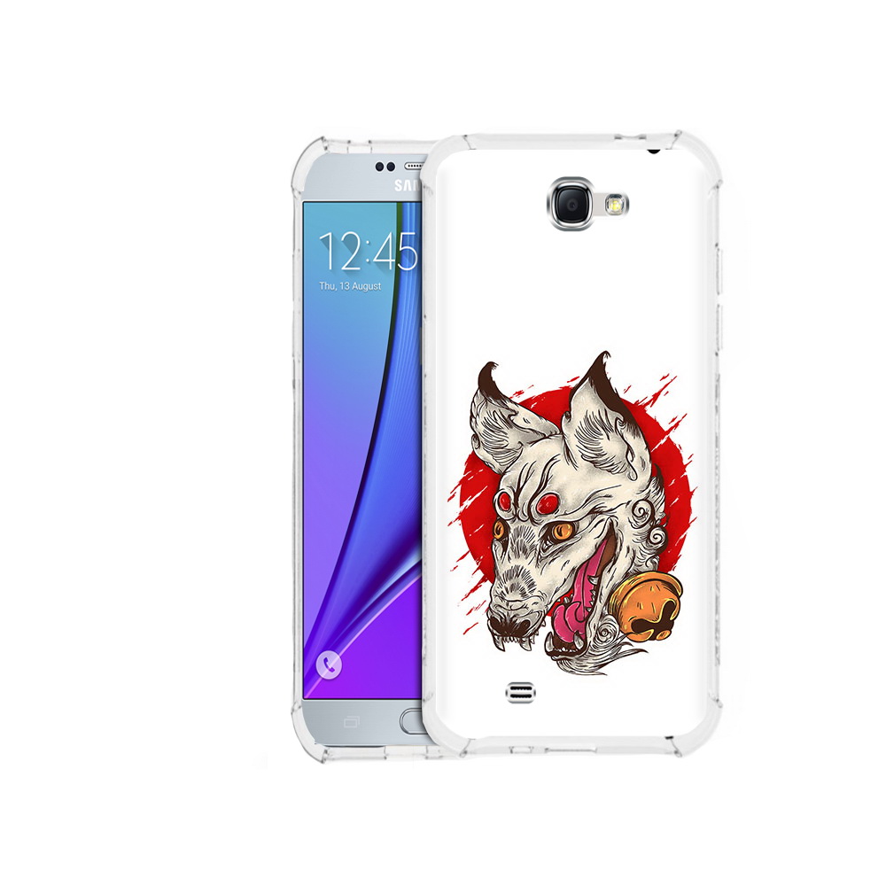 

Чехол MyPads Tocco для Samsung Galaxy Note 2 страшная собака (PT29983.561.627), Прозрачный, Tocco