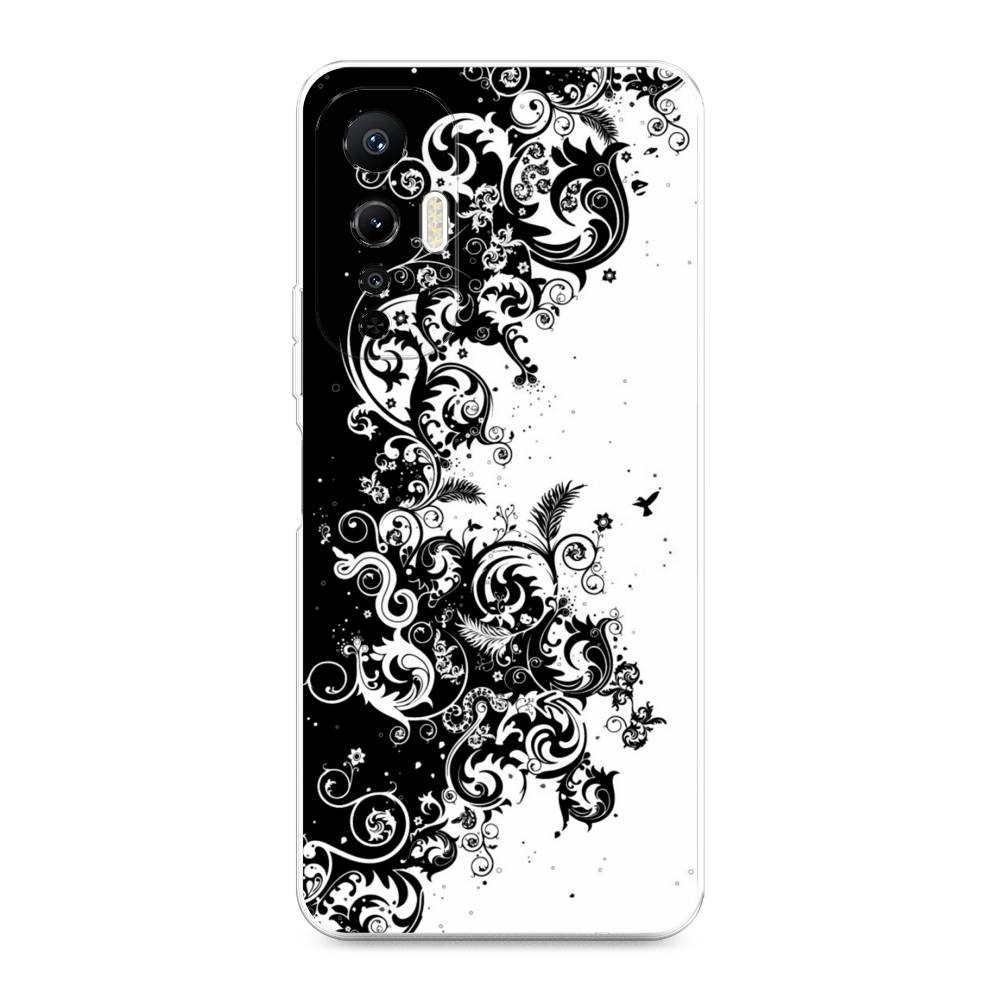 

Чехол на Infinix Hot 20S "Черно белый узор", Белый;черный;серый, 3103650-3
