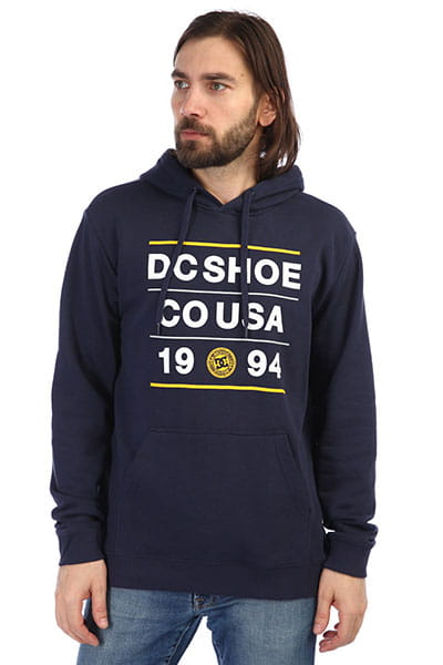 

Худи мужское DC SHOES EDYSF03188 синее S, EDYSF03188