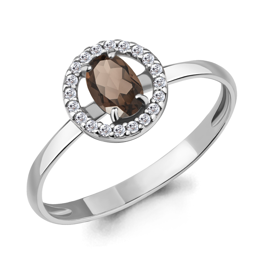 

Кольцо из серебра с кварцем Aquamarine Aquamarine 6901001А_925_р р, 6901001А_925_р