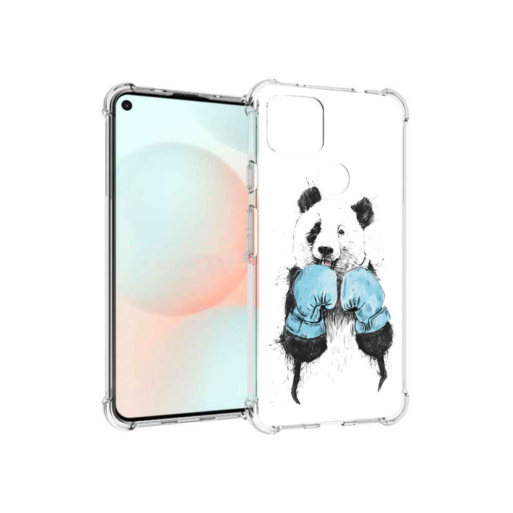 

Чехол MyPads Tocco для Google Pixel 5A панда боксер, Прозрачный, Tocco