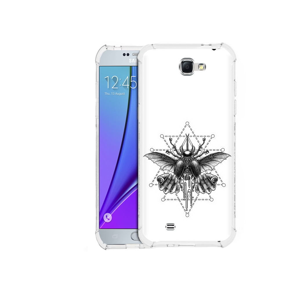 

Чехол MyPads Tocco для Samsung Galaxy Note 2 скарабей (PT29983.561.601), Прозрачный, Tocco