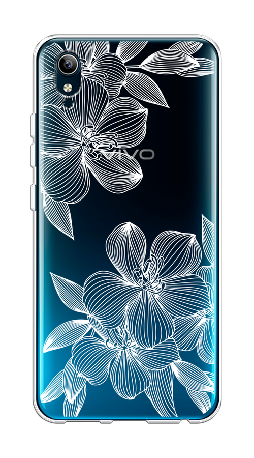 

Чехол на Vivo Y91c/Y1s "Крокус", Белый;прозрачный, 262850-1