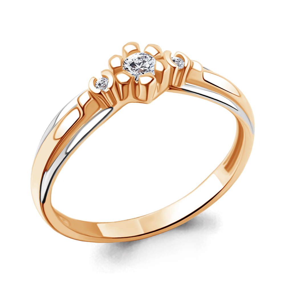 

Кольцо из серебра с фианитом Aquamarine Aquamarine 68996А_925_з р. 15,5, 68996А_925_з