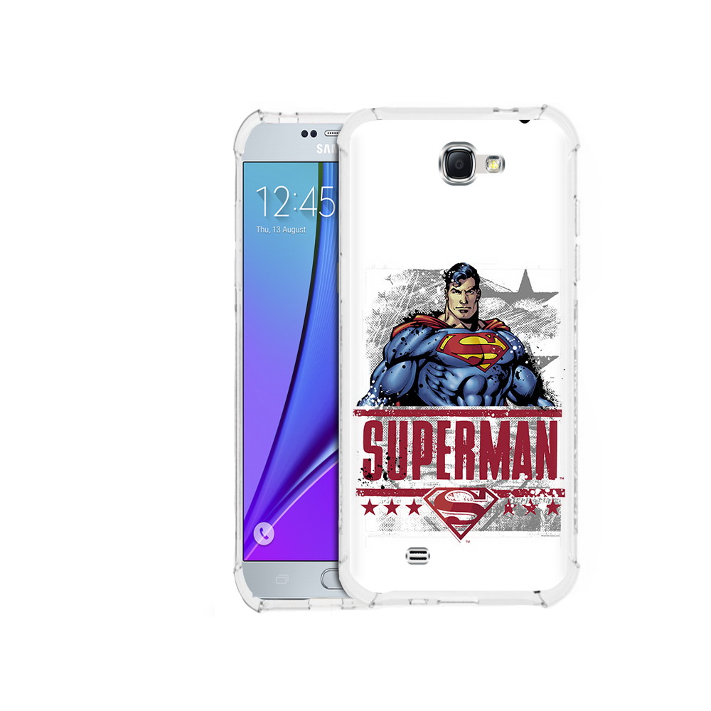 

Чехол MyPads Tocco для Samsung Galaxy Note 2 рисунок супермен (PT29983.561.583), Прозрачный, Tocco