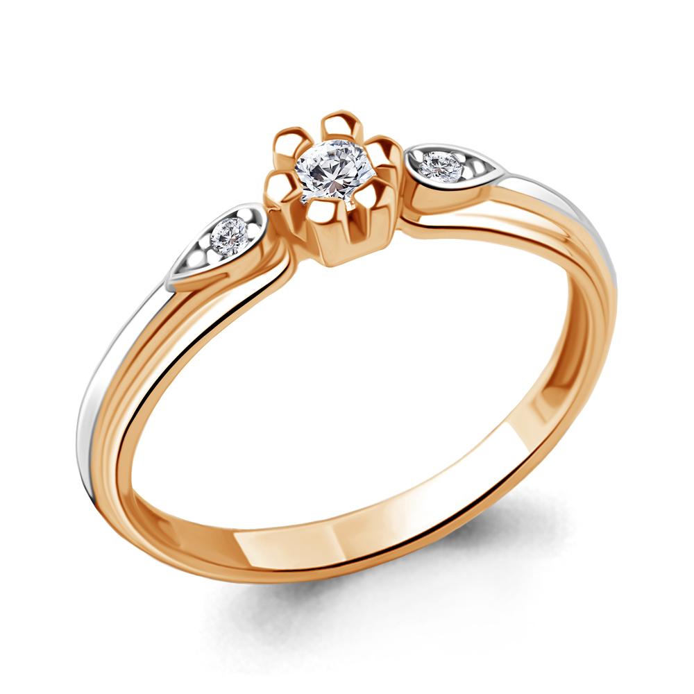 

Кольцо из серебра с фианитом Aquamarine Aquamarine 68994А_925_з р. 18,5, 68994А_925_з