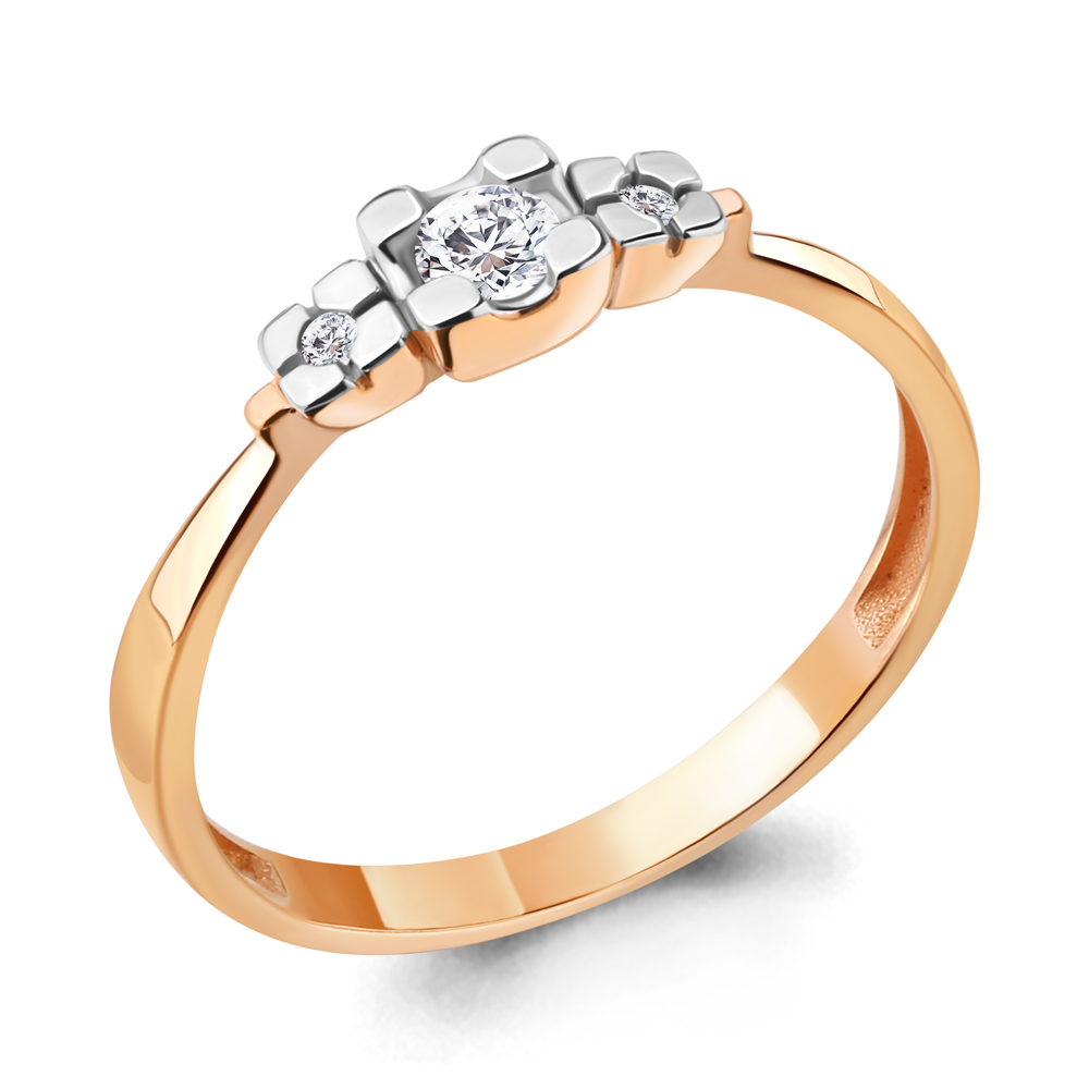 

Кольцо из серебра с фианитом Aquamarine Aquamarine 68991А_925_з р, 68991А_925_з