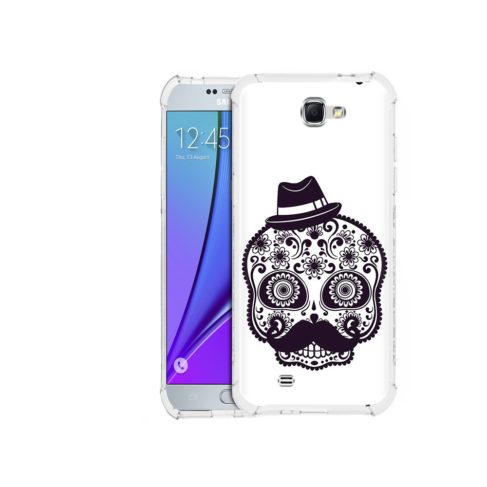 

Чехол MyPads Tocco для Samsung Galaxy Note 2 разрисованный скелет (PT29983.561.575), Прозрачный, Tocco