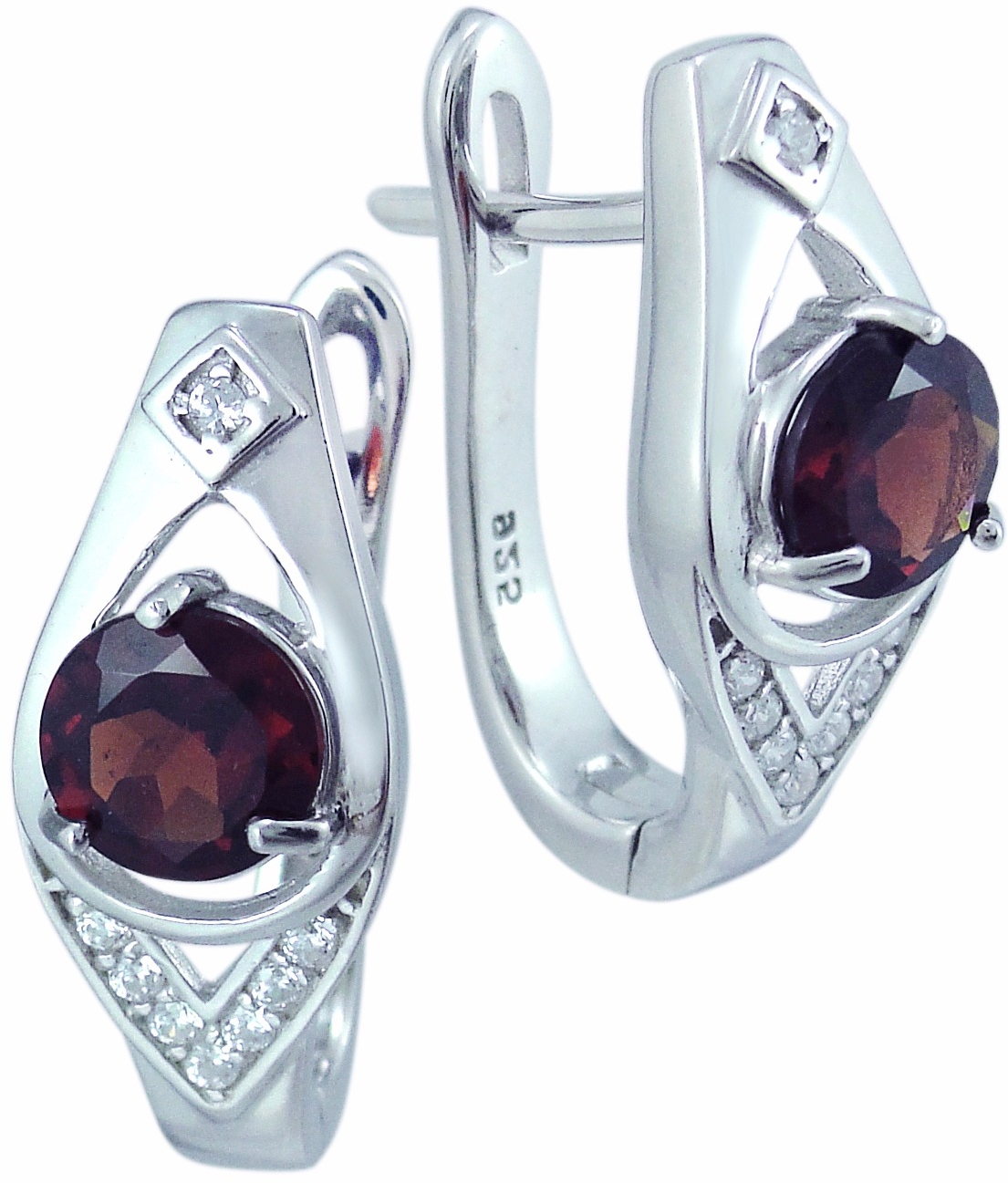 

Серьги из серебра с гранатом Balex Jewellery 2405937325, 2405937325