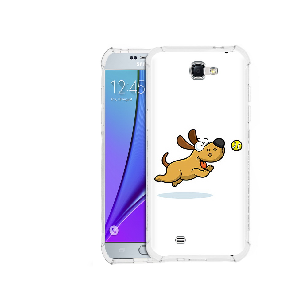 

Чехол MyPads Tocco для Samsung Galaxy Note 2 пёсик (PT29983.561.563), Прозрачный, Tocco