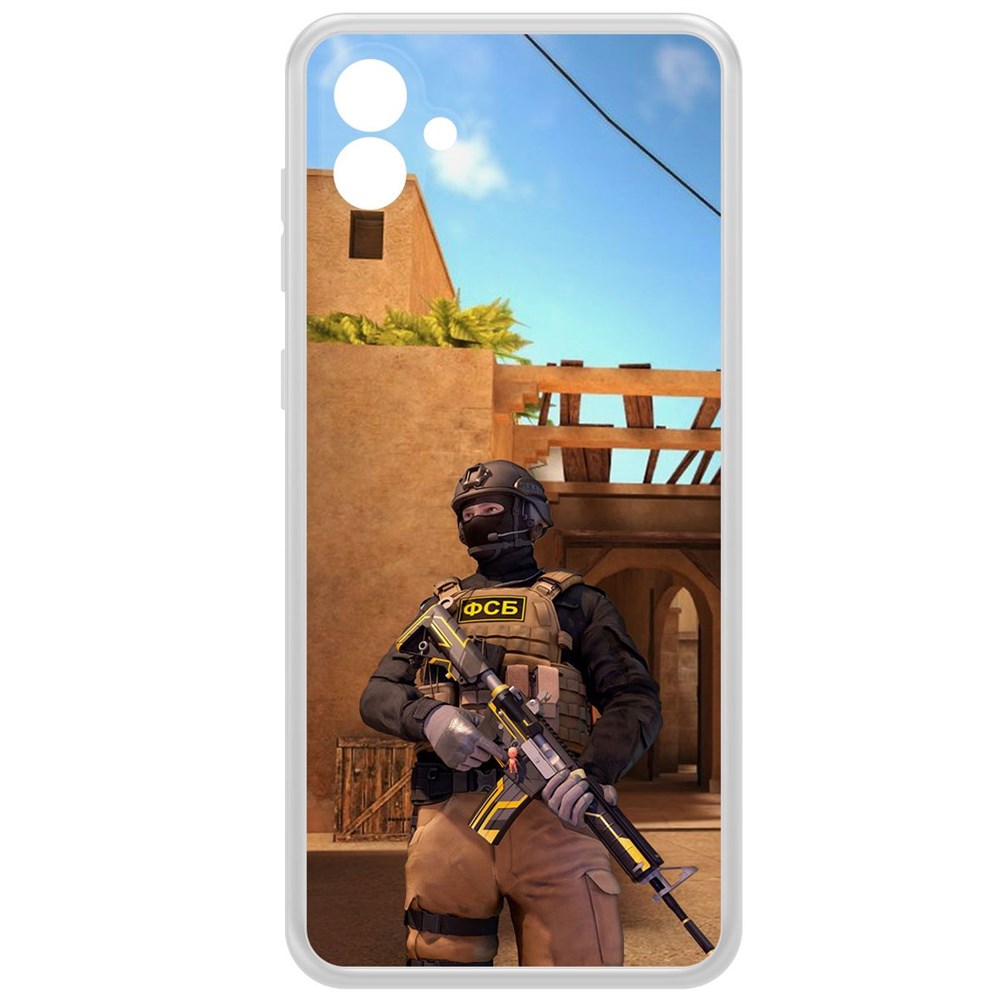 

Чехол-накладка Clear Case Cтандофф 2 (Standoff 2) - ФСБ для Samsung Galaxy A04e (A042), Прозрачный