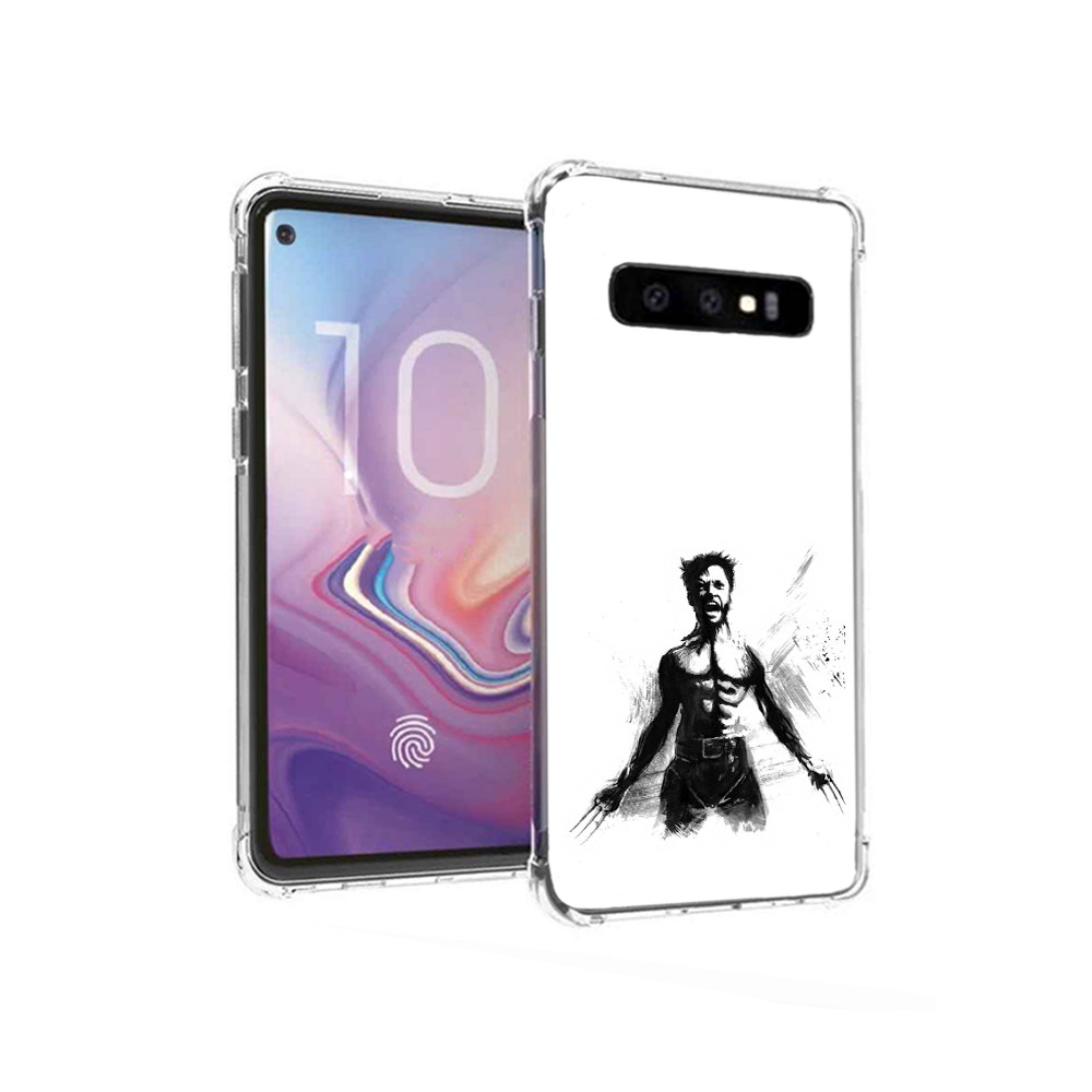 

Чехол MyPads Tocco для Samsung Galaxy S10 росомаха (PT125897.498.587), Прозрачный, Tocco