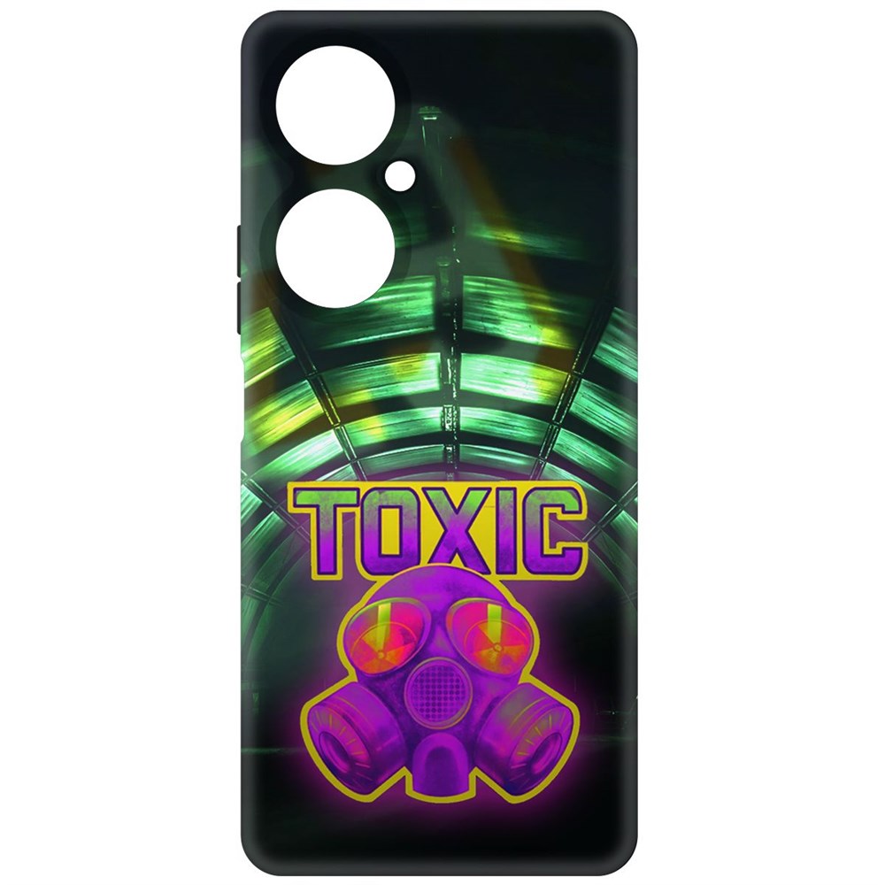

Чехол-накладка Soft Case Cтандофф 2 (Standoff 2) - Стикер Toxic для Huawei Nova 11i черный