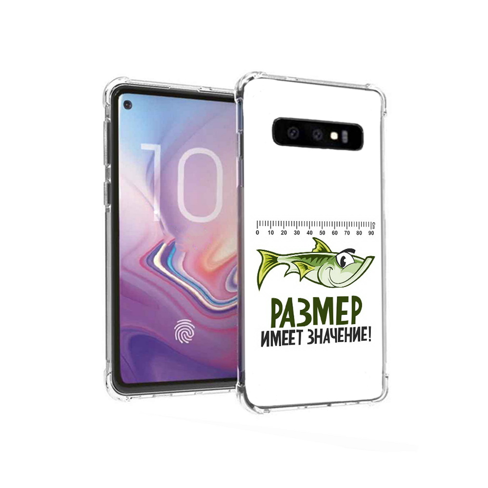 

Чехол MyPads Tocco для Samsung Galaxy S10 размер не имеет значения (PT125897.498.569), Прозрачный, Tocco