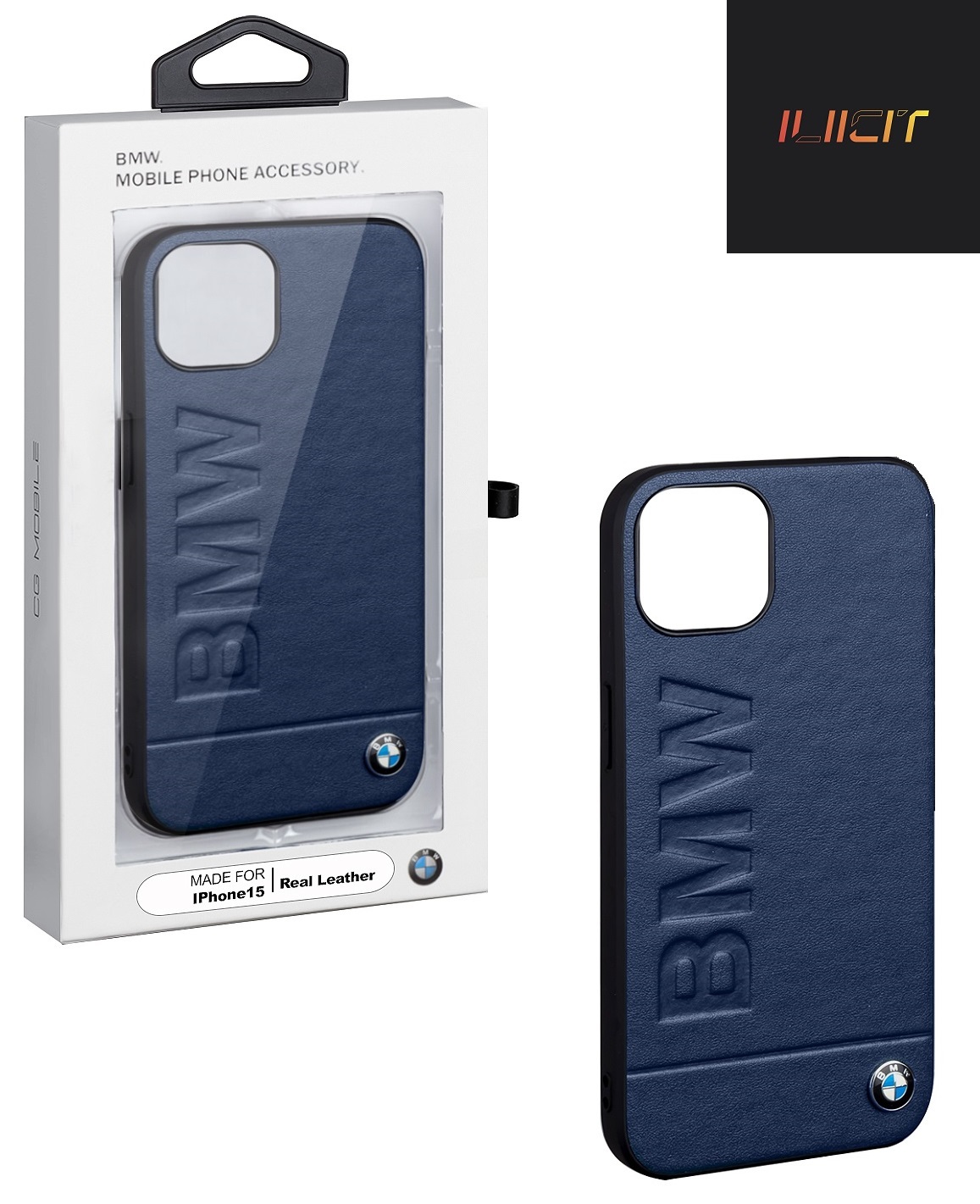 

Чехол iPhone 15 BMW SLL, синий (IS798875)